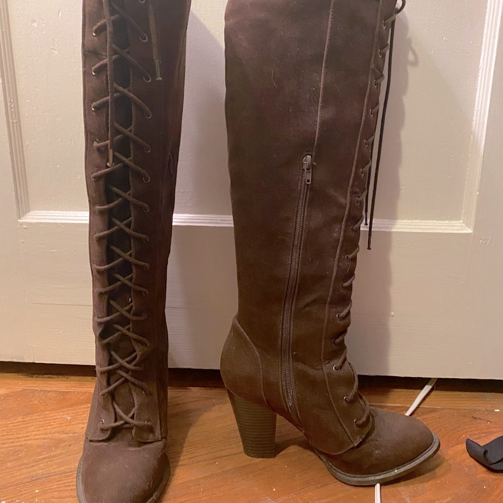 Knee High Boot Heel